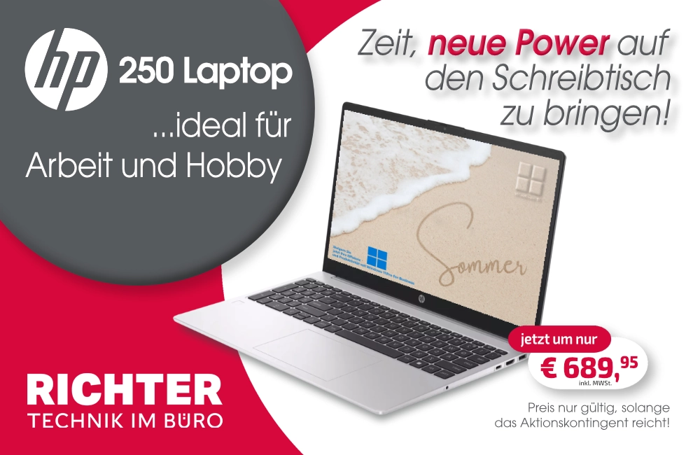 HP 250 G10 Laptop um nur € 689,95